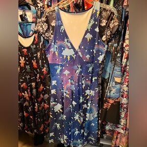 Blackmilk Dark Rainbows and Unicorns longline Marilyn XL